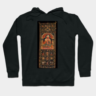 God of Fire, Agni, of the Medicine Buddha Mandala Hoodie